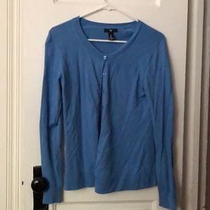 Gap blue cardigan S